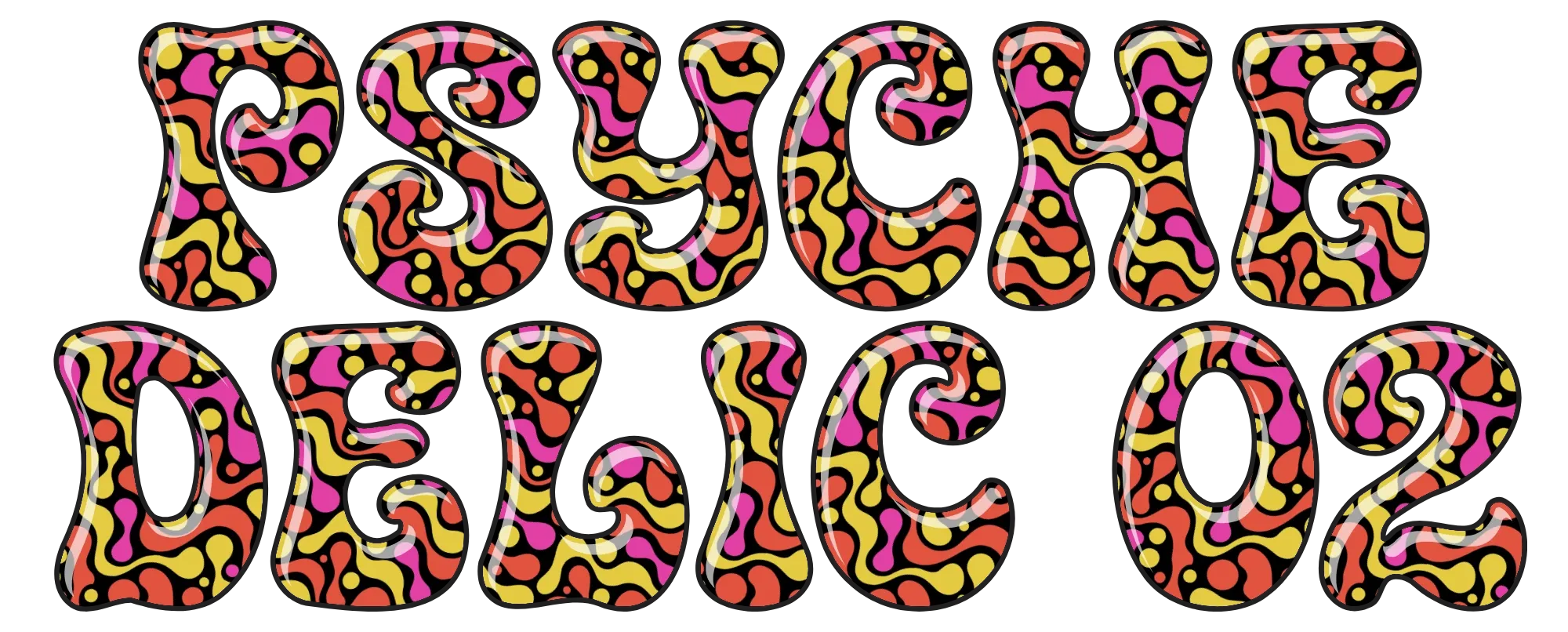 CS-Psychedelic-02 individual COLRStudio color font preview